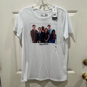 White 'The Office' Graphic Crewneck Tee